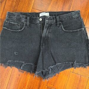 Abercrombie & Fitch The Boyfriend Short Mid Rise Curve Love